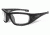 Wiley X Boss Sunglasses-Matte Black Frame-Clear Lens CCBOS03