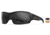 Wiley X Changeable Series Breach XL 2.5 Sunglasses, Rust Lens, CHBRCRXL