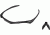 Wiley X Vapor Sunglass Frame,Matte Black 350F