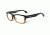 Wiley X WX Contour Single Vision Prescription Eyeglasses, Gloss Black/Brown Stripe Frame, WSCON05SV