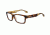 Wiley X WX Contour Single Vision Prescription Eyeglasses, Gloss Brown Demi Frame, WSCON04SV
