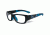 Wiley X WX Flash Single Vision Prescription Sunglasses, Matte Black w/Lightning/Electric Blue Frame, YFFLA04SV