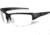 Wiley X WX Saint Sunglasses, 2 Lens Package, 1 Matte Black Frame w/Smoke Grey, Clear Lens, CHSAI07