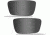 Wiley X XL-1 Advanced Replacement Parts - Smoke Grey Lens *LENS ONLY* XLS