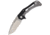 Willumsen Copenhagen Tyran Framelock Folding Knife, Black G10 and stainless handle, TY19SBL