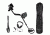 Winbest Pro 200 Metal Detector Field Kit, Includes Folding Shovel / Compass in Handle, Black BE12746