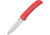 Winchester Knife 6.75'' Oal Ss /red Aluminum Handle W/clip