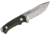 WOOX Rock 62 Fixed Blade Knife, 4.25 in, Drop Point, Stonewashed, Sleipner Steel Blade, Plain German Micarta Handle, BU.KNF001.07