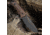 WOOX Rock 62 Fixed Blade Knife, 4.25 in, Drop Point, Mil-Spec Black, Sleipner Steel Blade, Plain American Walnut Handle, BU.KNF001.01