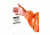 X-Stand Dirty Job Glove Kit, Orange, Pack of 4, XAAH405-4