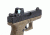 XS Sight Systems DXW Standard Dot for Glock Suppressor Height 17,19,22-24,26,27,31-36,38, Tritium Front, White Stripe Rear GL-0004S-4