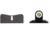 XS Sight Systems DXW Standard Dot Pistol Tritium Night Sight, NAA Guardian, Matte Black, Standard, NA-0001P-4