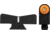 XS Sight Systems DXW2 Big Dot Sight, Orange, Ruger Security Six, RP-0016S-3N