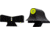 XS Sight Systems DXW2 Big Dot Sight, Yellow, Ruger Redhawk.44/Super Redhawk.44/GP 100, RP-0015S-3Y