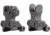 XS Sight Systems Flip-up Rifle Tritium Sights w/ CSAT &amp; Tritium Stripe, Matte Black, Standard, AR-3001-7