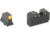 XS Sight Systems R3D 2.0 Night Sight, Glock Optic/Supp 17,19,22-24,26,27,31-36,38, Orange, GL-R204P-6N