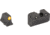 XS Sight Systems R3D 2.0 Night Sight, Glock Optic/Supp 20,21,29,30,30S,37,41, Orange, GL-R205P-6N