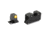 XS Sights R3D 2.0, Suppressor Height Tritium Night Sight, For S&amp;W M&amp;P OR Full Size &amp; Compact, Orange Front Outline, Green Tritium Front/Rear, SW-R205P-6N