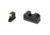 XS Sights R3D, 2.0, Suppressor Height Tritium Night Sight, For CZ P10, Green Front Outline, Green Tritium Front/Rear, CZ-R201S-6G