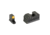 XS Sights R3D, 2.0, Suppressor Height Tritium Night Sight, For CZ P10, Orange Front Outline, Orange Tritium Front/Rear, CZ-R201S-6N