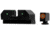 XS Sight Systems R3D Night Sights, Tritium, Orange, Glock 42/ 43/ 43X/ 48, Black, GL-R014P-6N