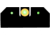 XS Sight Systems R3D Night Sights, Tritium, Orange, Smith &amp; Wesson M&amp;P Shield/ M&amp;P M2.0 Shield, Black, SW-R033S-6N