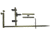 XtraArm Solo Shooting Stick w/ Articulating Arm and Double Yoke, Black, XTRA-SSSAADY