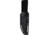 ZA-PAS Knives Handie G10 Fixed Blade Knife, 8.5in Overall, 4.25in Black Cerakote Carbon Steel Blade, Black G10 Handle, ABS Sheath, S0031