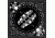 Zan Headgear Bandanna, Cotton, Skull Row B140