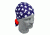 Zan Headgear Flydanna Flag American Z120