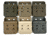 Zero9 Double Cuff Case Holster, Standard, Molle Loks, Silver Tan, Z9-4003-STN-MLK