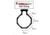 ZeroBlindSpot 0BS-2 IR + White Rechargeable LED Weapon Light, Black, Small, 0002