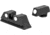 ZRODelta Front And Rear Sights, Glock Gen 3, Black, Small, 7121-0006-0000