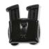 Galco Cop Double Mag Case - Ambidextrous - Black CDM26B