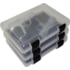 MTM In-safe Handgun Storage Case 9, 3-pack, Clear Smoke, ISC9