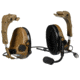 3M V Headset, w/ IHPS Attachment, Single Lead, Coyote Brown, MT20H682HPS-47 CY