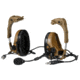 3M VI NIB Headset w/IHPS Attachment, Dual Lead, Coyote Brown, MT20H682HPS-19N CY