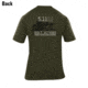 5.11 Tactical 40088B-182 5.11 Tactical Short Sleeve Logo Tee Bolt Action OD Green