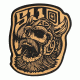5.11 Tactical Viking Patch - Unisex, Brown Leather, 1 SZ, 81079-250-1 SZ