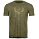 Leupold Buck Skull T-Shirts - Men's, Olive, Large, 184159