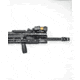 A3 Industries +10 Degree M-LOK Mini Modular Vertical Foregrip - 2in Grooved Grip, Black, VFG-191