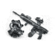 A3 Industries +10 Degree M-LOK Mini Modular Vertical Foregrip - 2in Grooved Grip