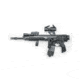 A3 Industries +10 Degree M-LOK Mini Modular Vertical Foregrip - 2in Grooved Grip