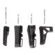 A3 Industries Adjustable Length Modular Folding Stock, Offset Extension, Magpul 1 Butt-Plate, Black, 6-1/8in-9-1/2in, ALMS-OFF-MP1