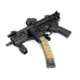 A3 Industries Compact Modular Vertical Foregrips, Compact Single-Slot M-Lok Mounting Base With 2In Grooved Grip, Aluminum, Black, VFG-152