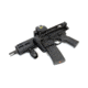 A3 Industries Compact Modular Vertical Foregrips, Compact Single-Slot M-Lok Mounting Base With 2In Grooved Grip, Aluminum, Black, VFG-152