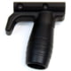 A3 Industries Modular Vertical Foregrip For B&amp;T GHM-K, 100 Degree, w/ Hand-Stop And 2.00In Grooved Aluminum Grip, Polymer Base, Black, VFG-150