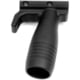A3 Industries Modular Vertical Foregrip For B&amp;T GHM-K, 100 Degree, w/ Hand-Stop And 2.75In HK Grooved Aluminum Grip, Polymer Base, Black, VFG-146