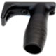 A3 Industries Modular Vertical Foregrips, 100 Degree, M-LOK, w/ Handstop, 2.00In Grooved Aluminum Grip, Polymer Base, Black, VFG-115