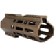 ABC RIFLE COMPANY Custom Hybrid Top Cut D-Front AR-10/DPMS LR-308 M-LOK Handguard, 7in, Bronze, HG10-CM-TCML7D-BB